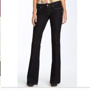 PAIGE Laurel Canyon Black Denim Bootcut/Flare Jeans Size 29
